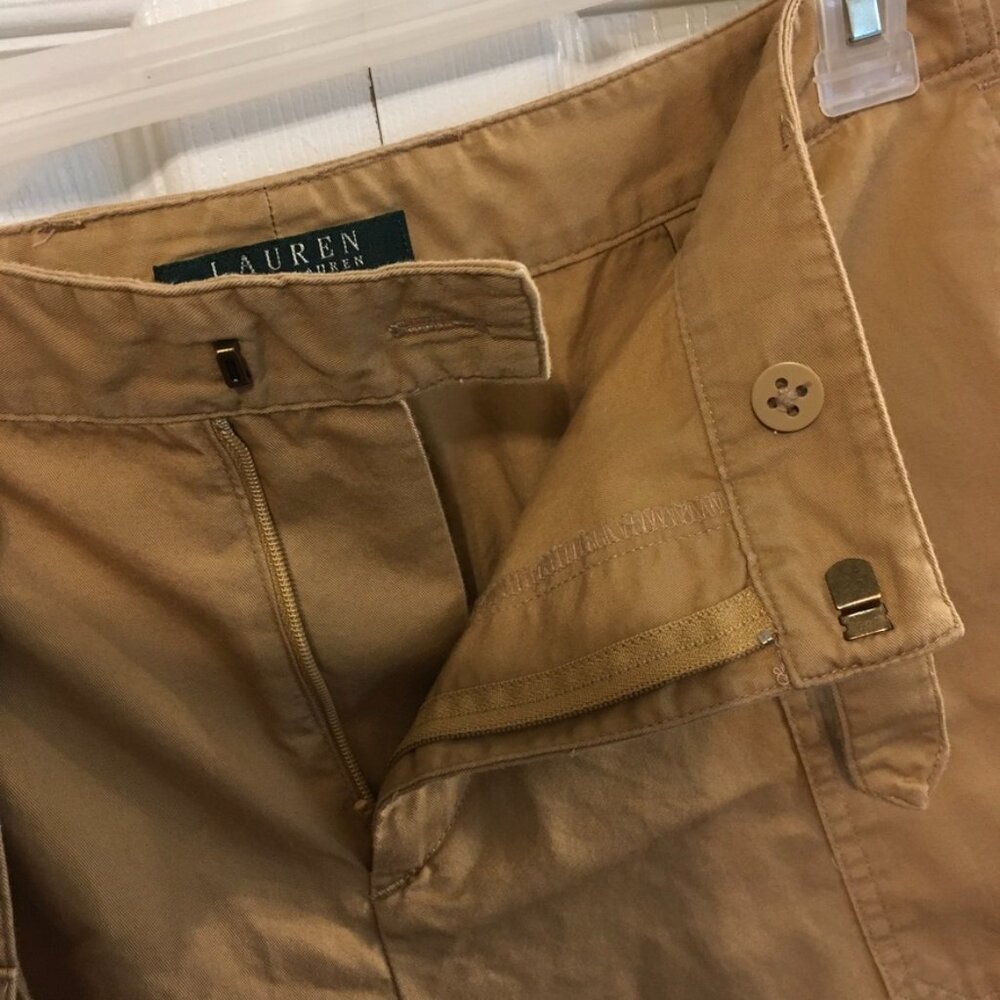 Lauren Ralph lauren Belted Cotton Shorts - Picture 5 of 6